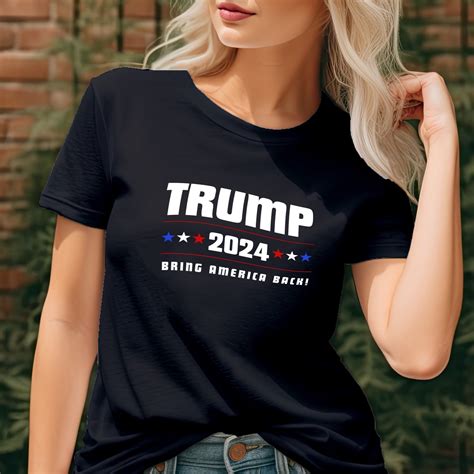 Trump 2024 Jersey Short Sleeve Women Shirt President Trump T Shirt