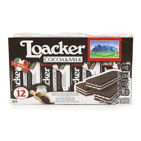 Loacker Classic Cocoa Milk Wafers Cr Me Filled Wafer Snack G Oz