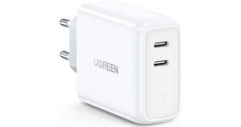 Ugreen Φορτιστής Χωρίς Καλώδιο με 2 Θύρες Usb C 40w Power Delivery