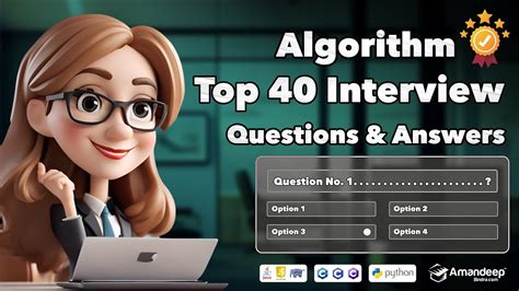 Top 40 Algorithms Interview Questions Answers Algorithms MCQ