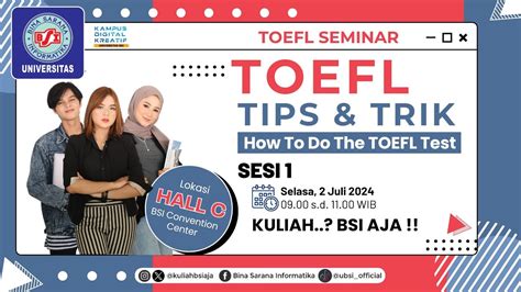 TOEFL Seminar TOEFL Tips Tricks How To Do The TOEFL Test YouTube