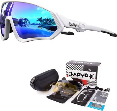 KAPVOE OKULARY ROWEROWE MTB OKULARY POLARYZACYJNE KE9408