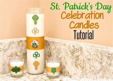 St. Patrick's Day Celebration Candles Tutorial – Heavenly Fabric Shop