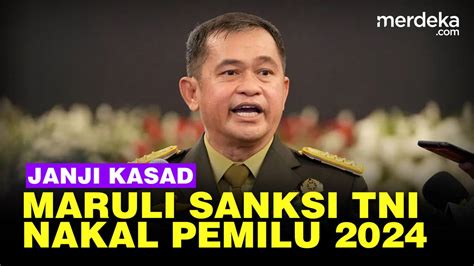 Janji Letjen Maruli Usai Dilantik Jadi Kasad Siap Jaga Netralitas Tni