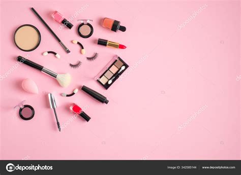 Pink Makeup Background