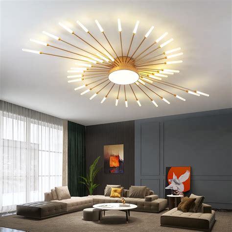 Jaymp Ceiling Light Modern Flower Shape Ceiling Lamp For Living Room