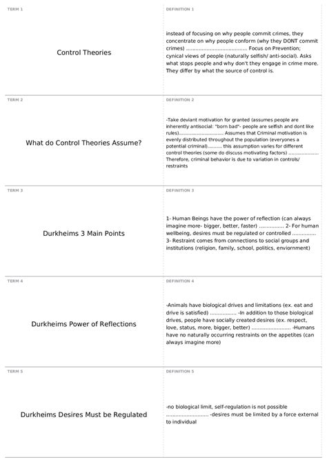 Exam 2 From Notes Soc 32400 Criminology Docsity