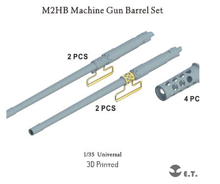 US Machine Gun M2HB - Barrel Set ET Model -P35-267