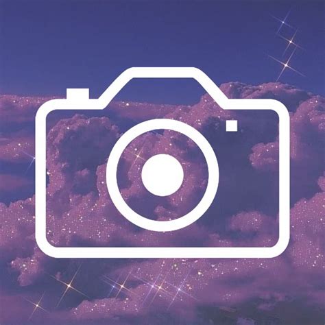 Camera App Icon Purple Wallpaper IPhone