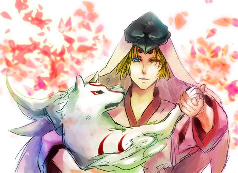 Amaterasu And Ushiwakamaru Ookami Drawn By Okuchichibu Danbooru