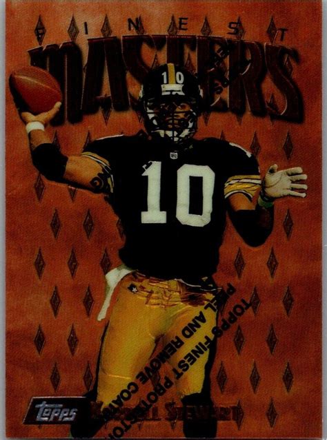 Kordell Stewart 1997 Topps Finest Masters 215 Pittsburgh Steelers EBay