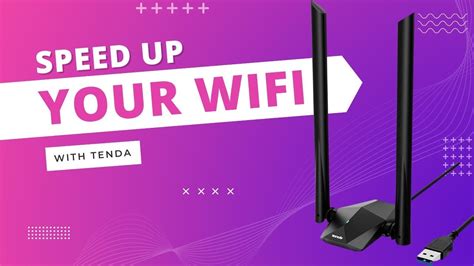 Boost Your Pcs Wifi 📶 Tenda U18a Ax1800 Wi Fi 6 Dual Band Usb Adapter