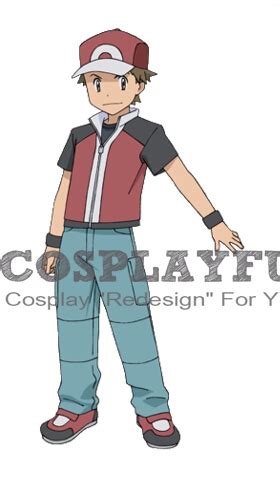 Custom Red Cosplay Costume (red) from Pokemon - CosplayFU.com