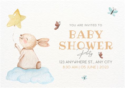 Free Custom Printable Baby Shower Card Templates Canva Atelier Yuwa