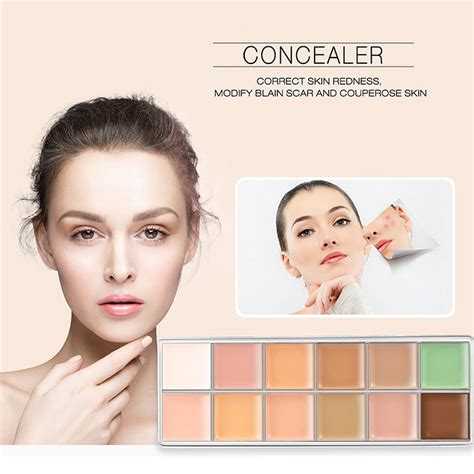 O Deux O Couleurs Concealer Palette Maquillage Pores Rides