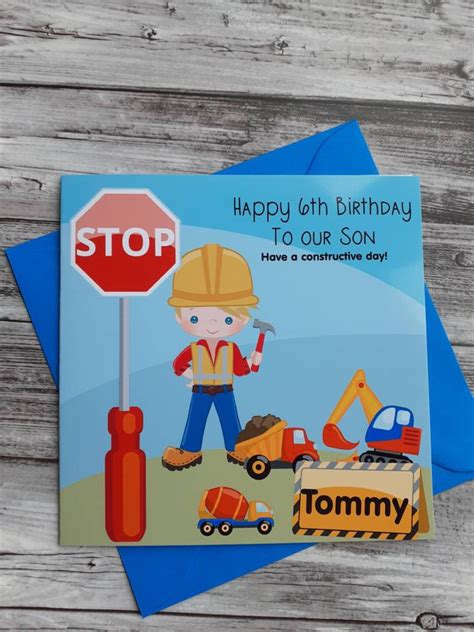 Son Birthday Card Son Birthday Card Nephew Birthday Card Grandson ...