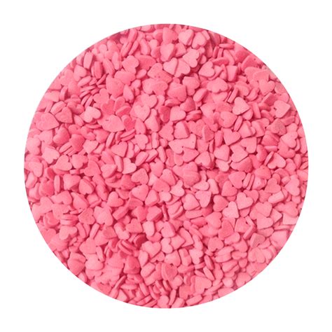 Посыпка "Нежность" розовые перламутровые сердечки, 100 г - купить в ...
