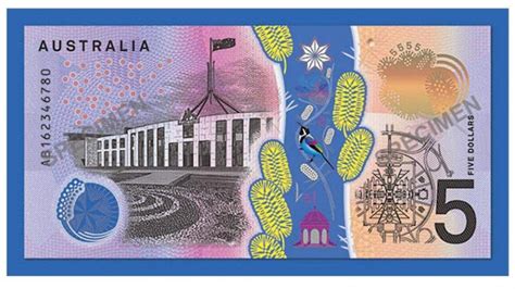 New Australian 5 Dollar Note Design Announced - The Australian Coin ...