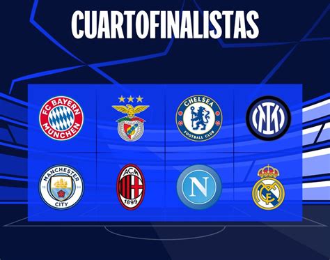 Liga de Campeones Así será el sorteo de los ocho clubes en cuartos de