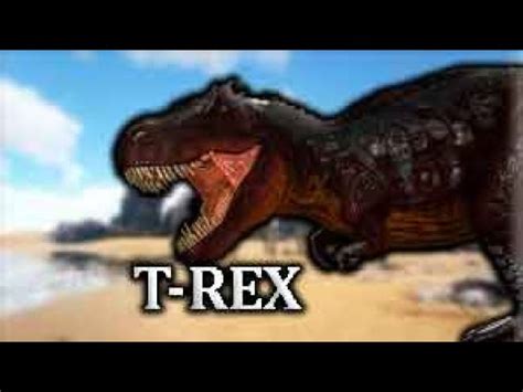 Ark Como Tamear Al T Rex Youtube