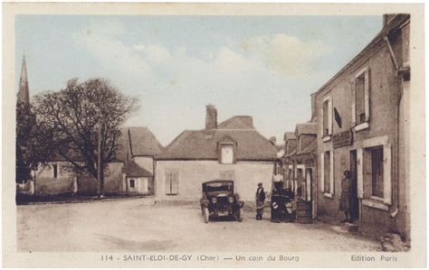 Saint Eloy De Gy Un Coin Du Bourg Carte Postale Ancienne Et Vue D