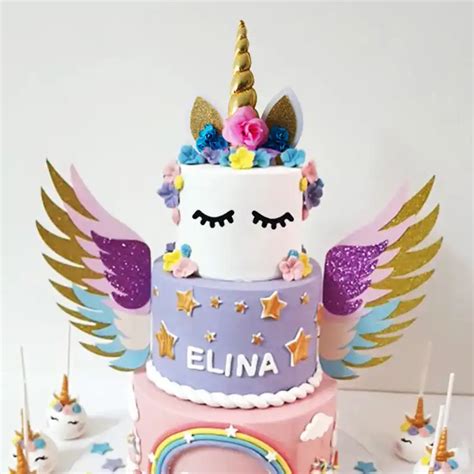 Unicorn Horn Cake Topper Printable