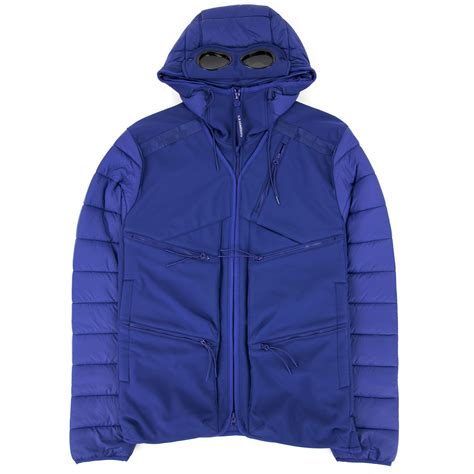 Cp Company C P Shell R Mixed Goggle Jacket Blue 878 Onu