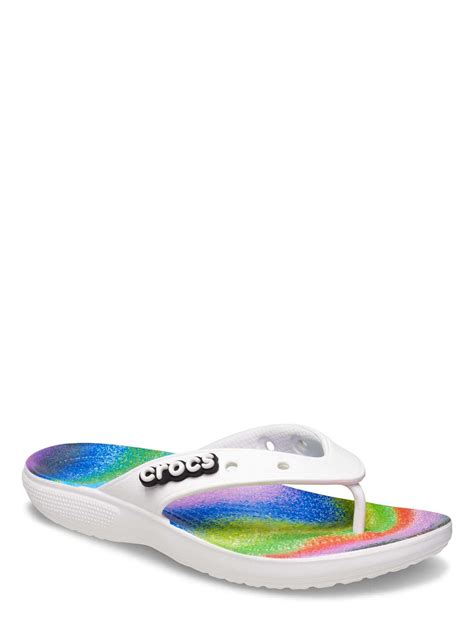 Crocs Unisex Classic Spray Dye Flip Thong Sandal