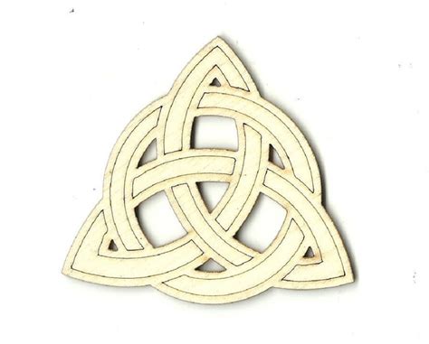 Celtic Knot Laser Cut Out Unfinished Wood Shape Craft Supply Etsy