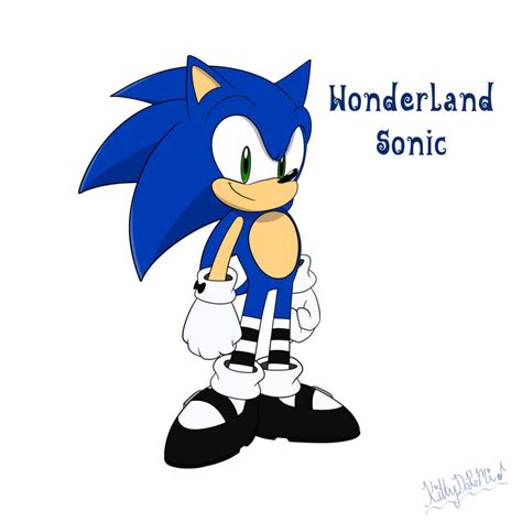 Sonic In Wonderland Sonic The Hedgehog By Kittydoremi On Deviantart