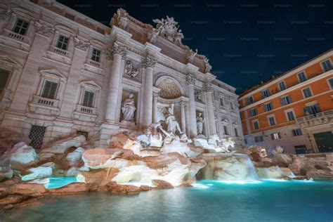 The Trevi Fountain is a fountain in the Trevi district in Rome, Italy
