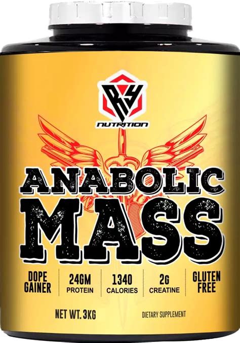 Ry Nutrition Anabolic Mass Gainer For Bulk Mass Calories 1340