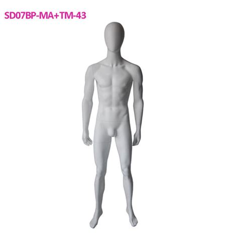 China Fiberglass White Standing Muscle Male Mannequins For Fashion Shop