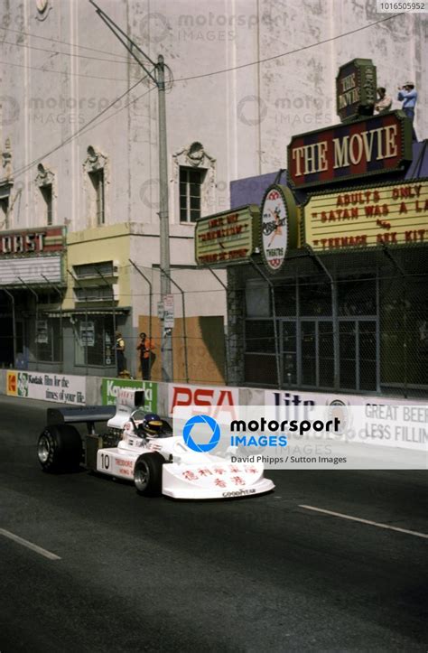 Tenth Placed Ronnie Peterson SWE March 761 Running Sponsorship From