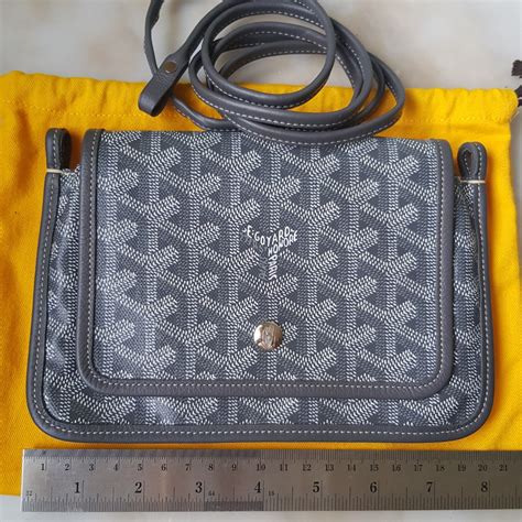 Goyard Plumet Grey No Receipt Authenticated By Real Authentication