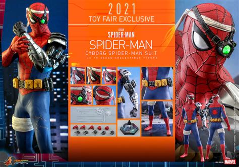 Hot Toys Marvels Spider Man Cyborg Spider Man Suit Sixth Figure