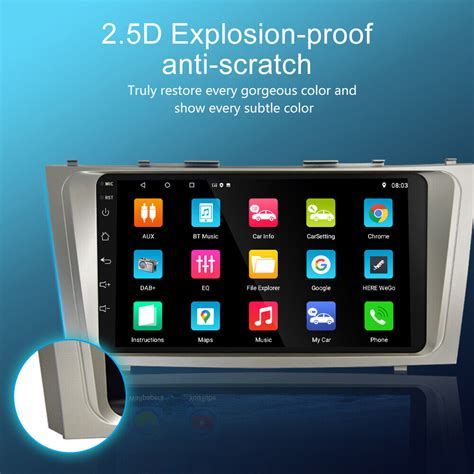 CARPLAY ANDROID 12 CAR STEREO RADIO WIFI GPS NAVI FOR 2007 2011 TOYOTA