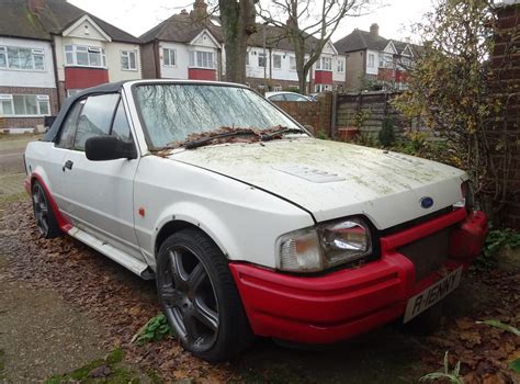 1986 Ford Escort 1 6 Cabriolet Personalised Plates On SO Flickr