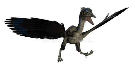 Funcionamiento Del Dinosaurio Del P Jaro Del Archaeopteryx D Rinden