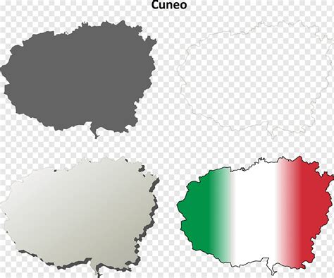 Conjunto De Mapa De Contorno Detallado En Blanco De Cuneo Png Pngwing