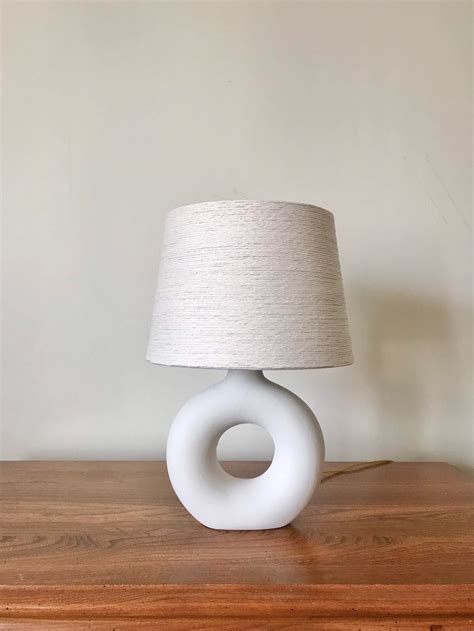 Handmade Donut Shape Table Lamp Free Gift With Every Order Etsy