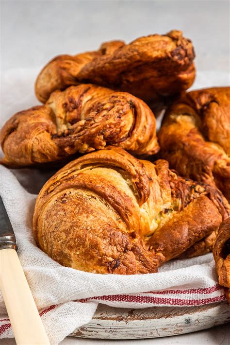 Swiss Style Ham and Cheese Croissants