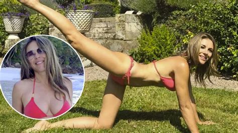 Liz Hurley Strips Down To Tiny Bikini To Show Off Her INCREDIBLE Figure Mirror Online