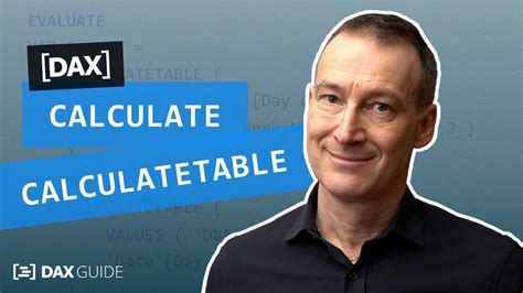 CALCULATE CALCULATETABLE DAX Guide YouTube