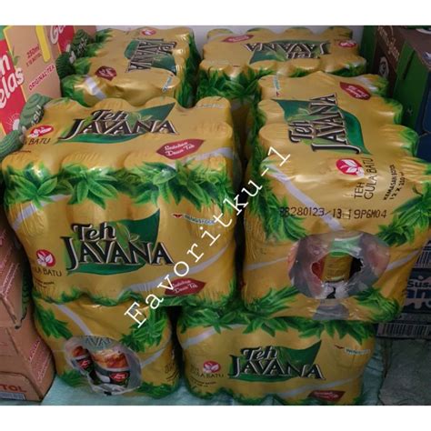 Jual Teh JAVANA Teh Gula Batu By Wings Food 350ml 1Pack Isi 12 Botol