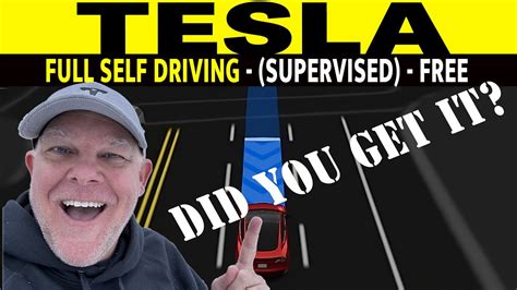 Did You Get Tesla Full Self Driving Supervised Software Update Youtube