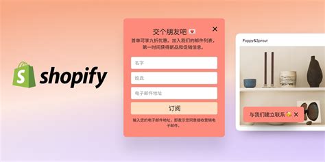 Shopify Forms 免费电子邮件获取应用 Shopify