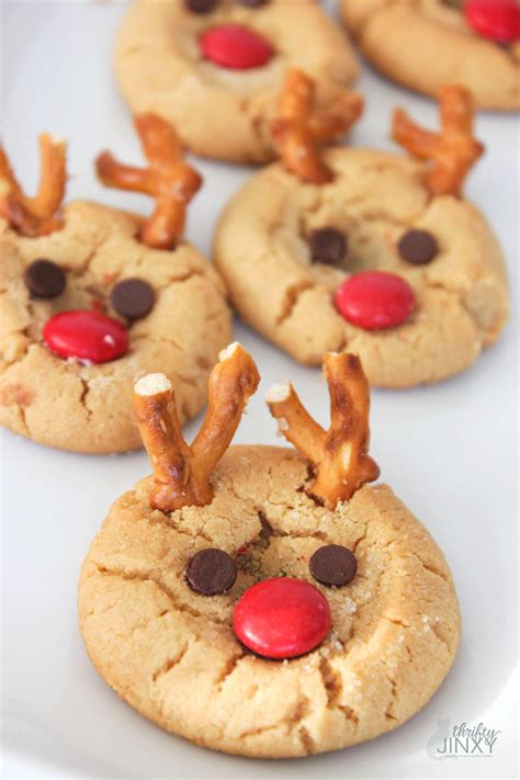 Rudolph Peanut Butter Cookie Recipe Thrifty Jinxy