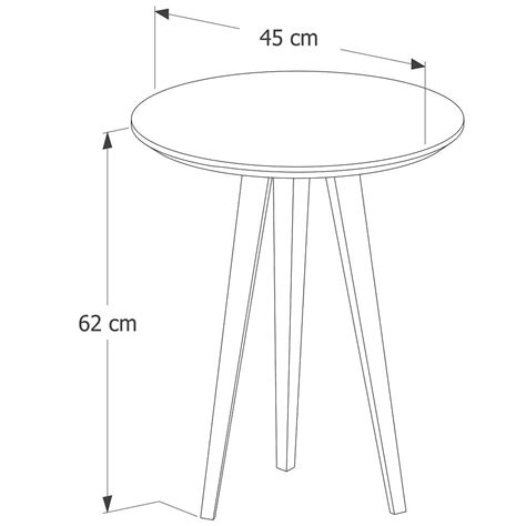 Conjunto Mesa Lateral Tampo 15mm Pes Madeira Tesla Freijo Legno