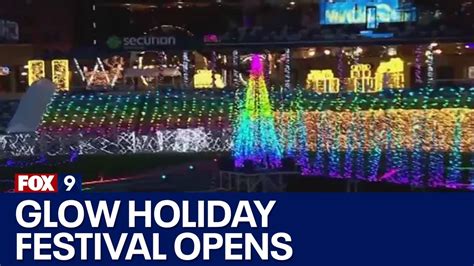 Glow Holiday Festival Opens In St Paul Youtube